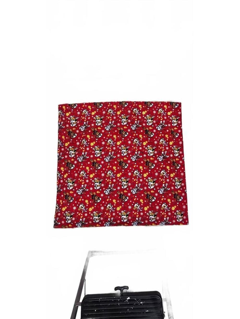 Red Paw Patrol Themed Baby Blanket with Soft Minky Backing